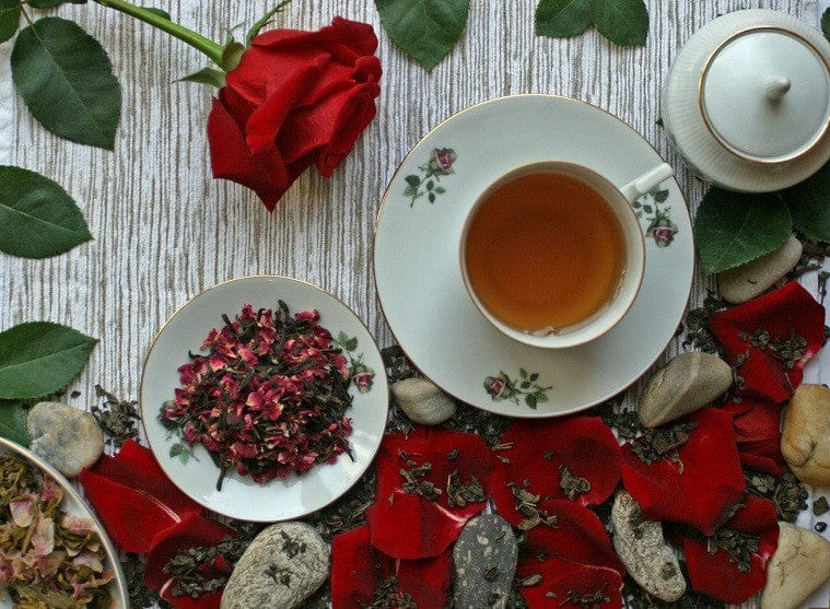 Rose Green Tea